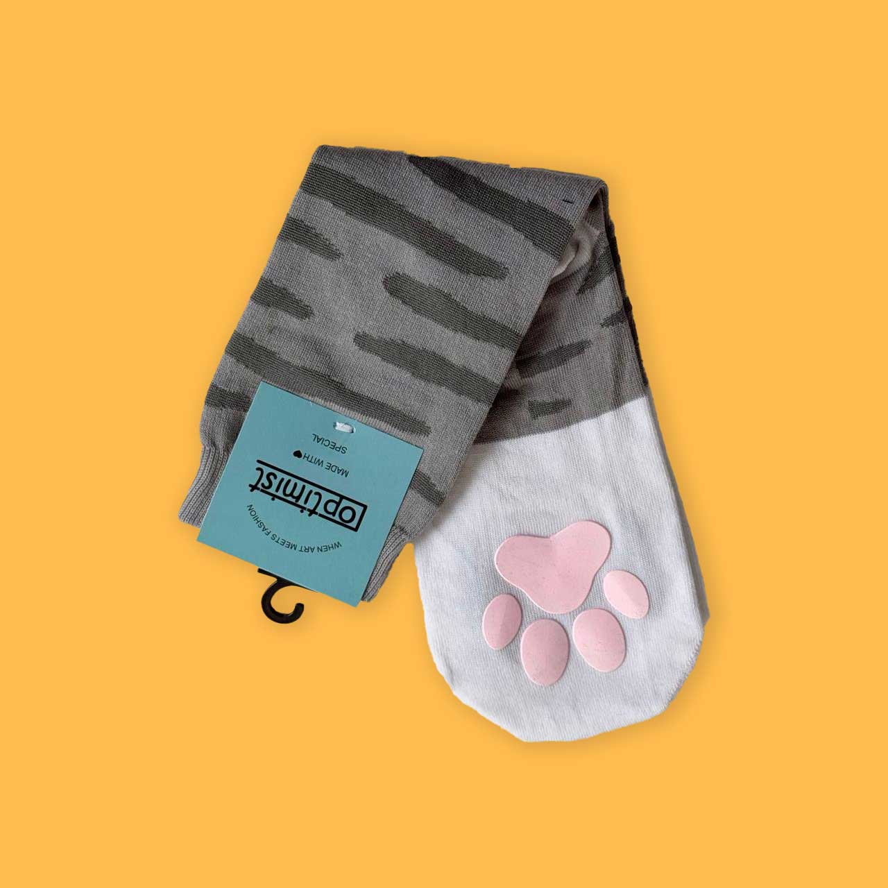 جوراب ساقدار ژلاتینی پوست گربه 